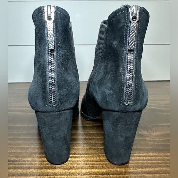 Donald Pliner Hudson Heeled Chelsea Ankle Boot Black Leather‎ Women's 7.5 - Picture 3 of 14